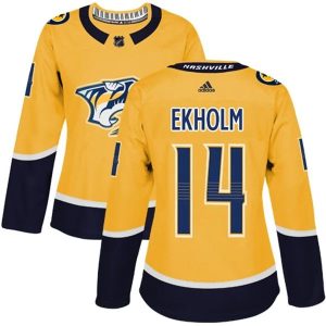 Damen Nashville Predators Trikot Mattias Ekholm 14 Kulta Authentic